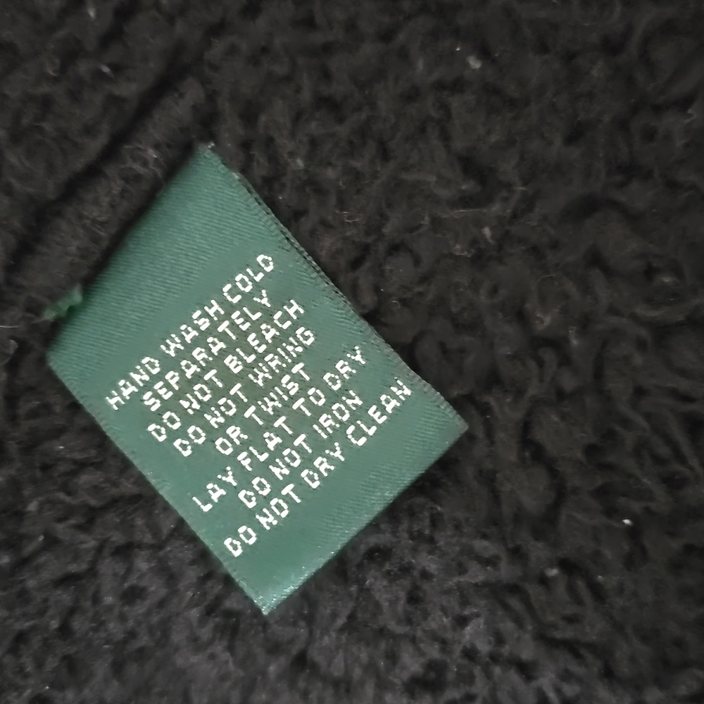 Ralph Lauren Black Leather Moto Jacket with Asymmetrical Zipper XL - Picture 7 of 9